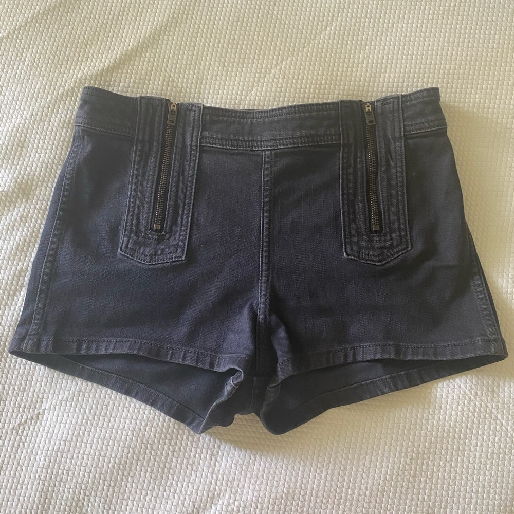 free people double zip shorts